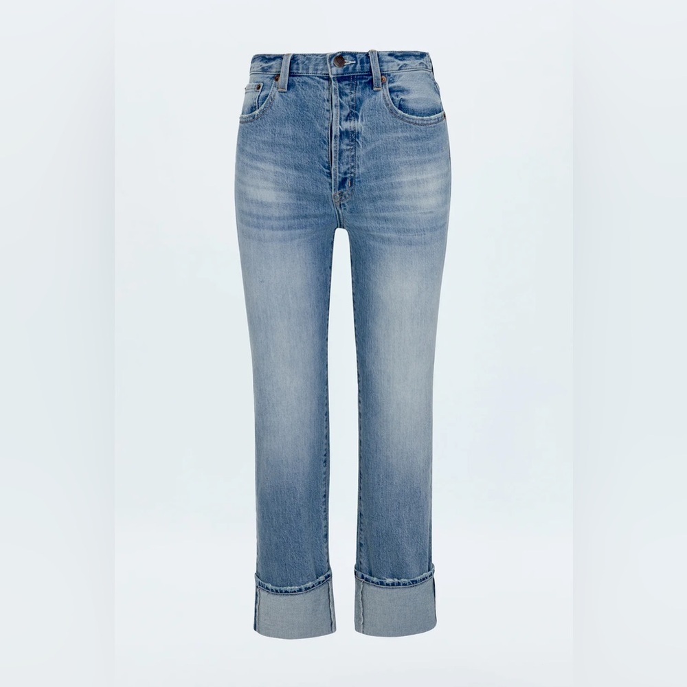 CASSIE CROP SUPER HIGH RISE STRAIGHT - PANORAMA VINTAGE SIZE 28